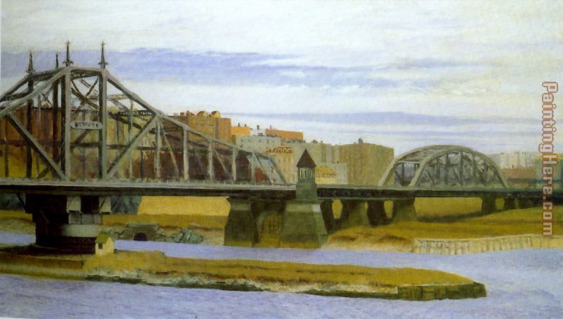 Macomb's Dam Bridge painting - Edward Hopper Macomb's Dam Bridge art painting